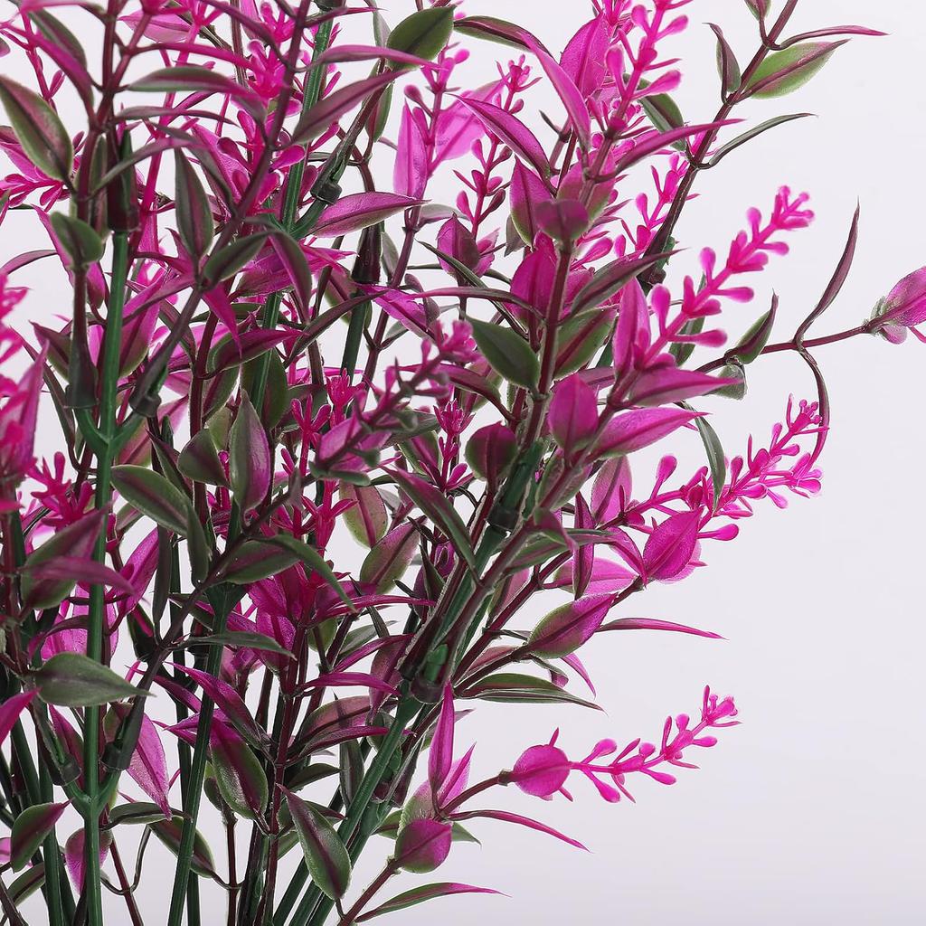 Artificial Flowers Plastic Lavender Fake Plants Grass Wedding Home vase Garden Decor DIY Gifts Photography Props Outdoor Bonsai