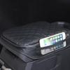 Leather Car Armrest Box Cover Handrest Protect Cover For Toyota Tacoma 2024-2025