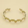 Minimalist White Copper Heart Bracelet - Elegant and Trendy Women’s Wristwear