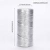 1.5mm 100m Rope Gold Silver Cord Gift Packaging String For Jewelry Making Lanyard Thread Cord DIY Bracelet Christmas Home Decor
