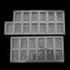 Kit de Moldes de Fundición a Mano de Resina con Runas del Alfabeto Elder Futhark Moldes de Silicona para Runas de Bruja