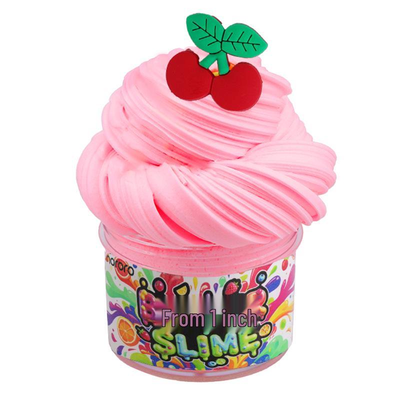 Butter Clay Slime Set: DIY Colored Puffy Gel Bubble Slime Cotton Mud.