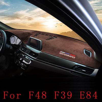 Flannel Anti Slip Anti UV Mat Dashboard Cover Pad Dashmat Carpet for BMW X1 X2 F48 F39 E84