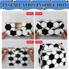 24pcs Soccer Party Favor Box Golden Gift Boxes Treat Boxes for Soccer Birthday Decorations Soccer Team Gift Boxes Sports Themed Treat Boxes