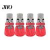 Waterproof Dog Boots 4Pcs Shoes Pet for Winter Snow Walking Secure Fit Paw Covers Anti-Slip Protectors Small Medium Large