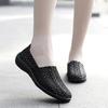 Summer Moccasin Beach Shoes Women Black Casual Weave Slip on Braided Blue Flats Sneakers Plus Size