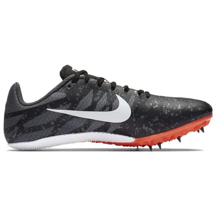 Nike Air Zoom Rival S 9 Spikes 'Paint Splatter Black Iron Grey' Women's
