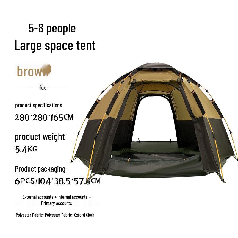 Tragbares Automatikzelt: Winddicht, Regendicht, Sonnenschutz für Outdoor-Camping