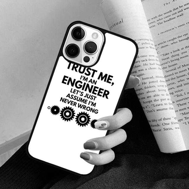 I M An Engineer I M Good At Maths Phone Case Back Cover for iPhone 17 Air 16 15 14 13 11 12 Pro Max Plus Coque