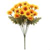 Artificial Wedding Bouquets Pack of 5 Chrysanthemum Flower for Indoors Outdoor Party Decors HX6C