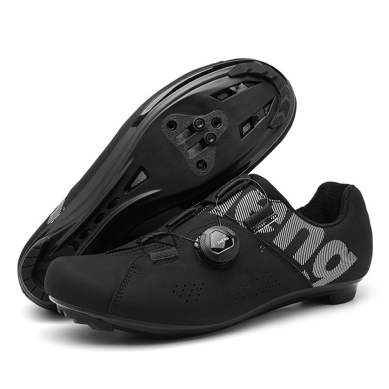Stivali da Bicicletta Unisex per Esterno Mountain Bike Bici da Strada Stivali Moda Negozio di Ciclismo Scarpe Autobloccanti per Bici da Strada da Donna/Uomo Traspiranti