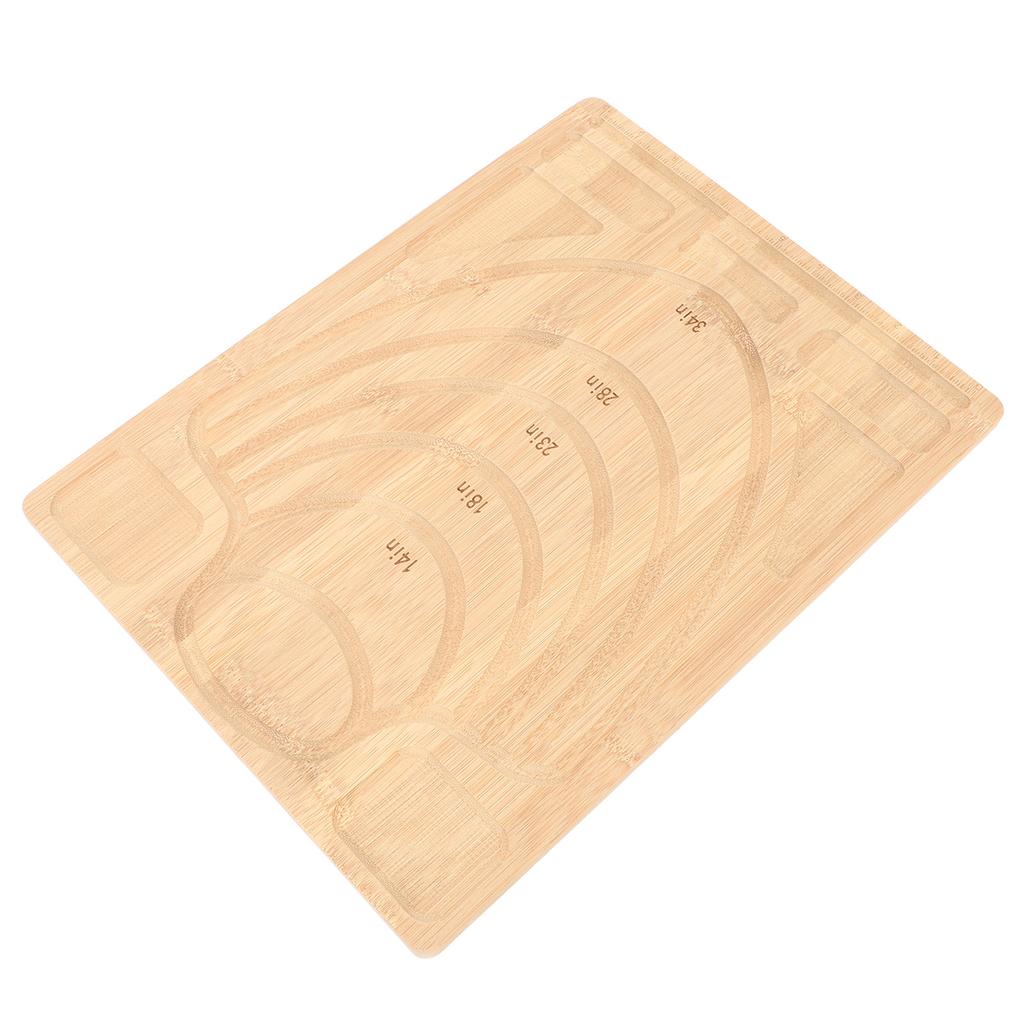 Bead Boards for Jewelry Making Multifunction DIY Bamboo Combo Beading Board for Necklace Bracelet Making Jewelry