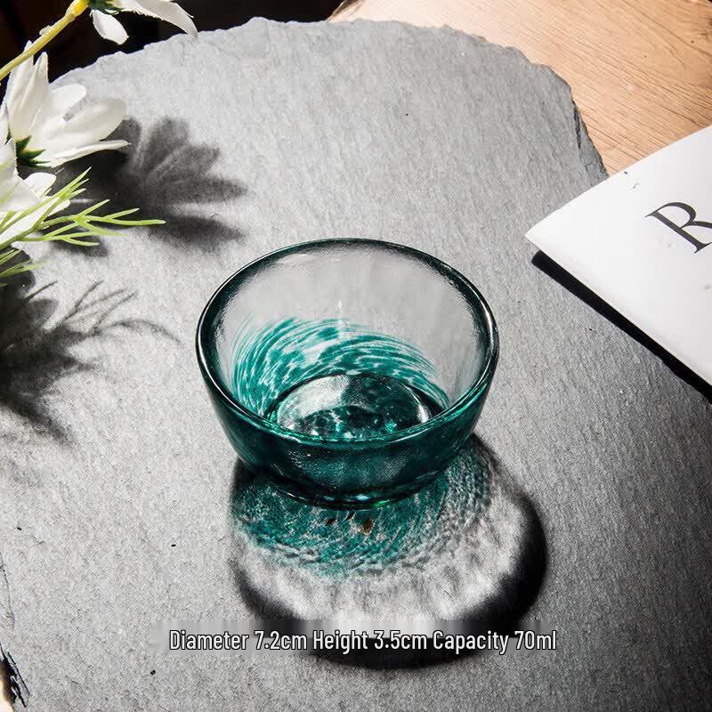 Qiwei Japanese Colorful Glass Sake Set