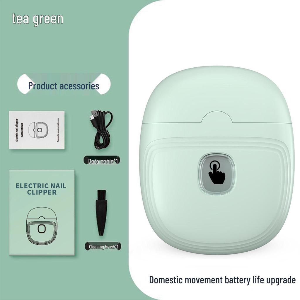 Automatic Electric Nail Trimmer and Clipper for Elderly, Children, Toddlers, Infants - Anti-Pinch Design