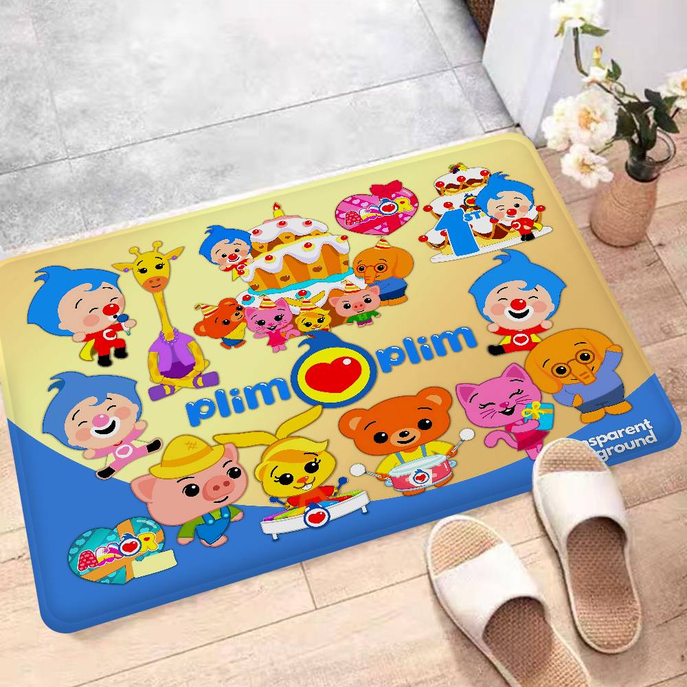 P-Plim P-Plim Floor Mat Cheaper Anti-slip Modern Living Room Balcony Printed Bedside Mats