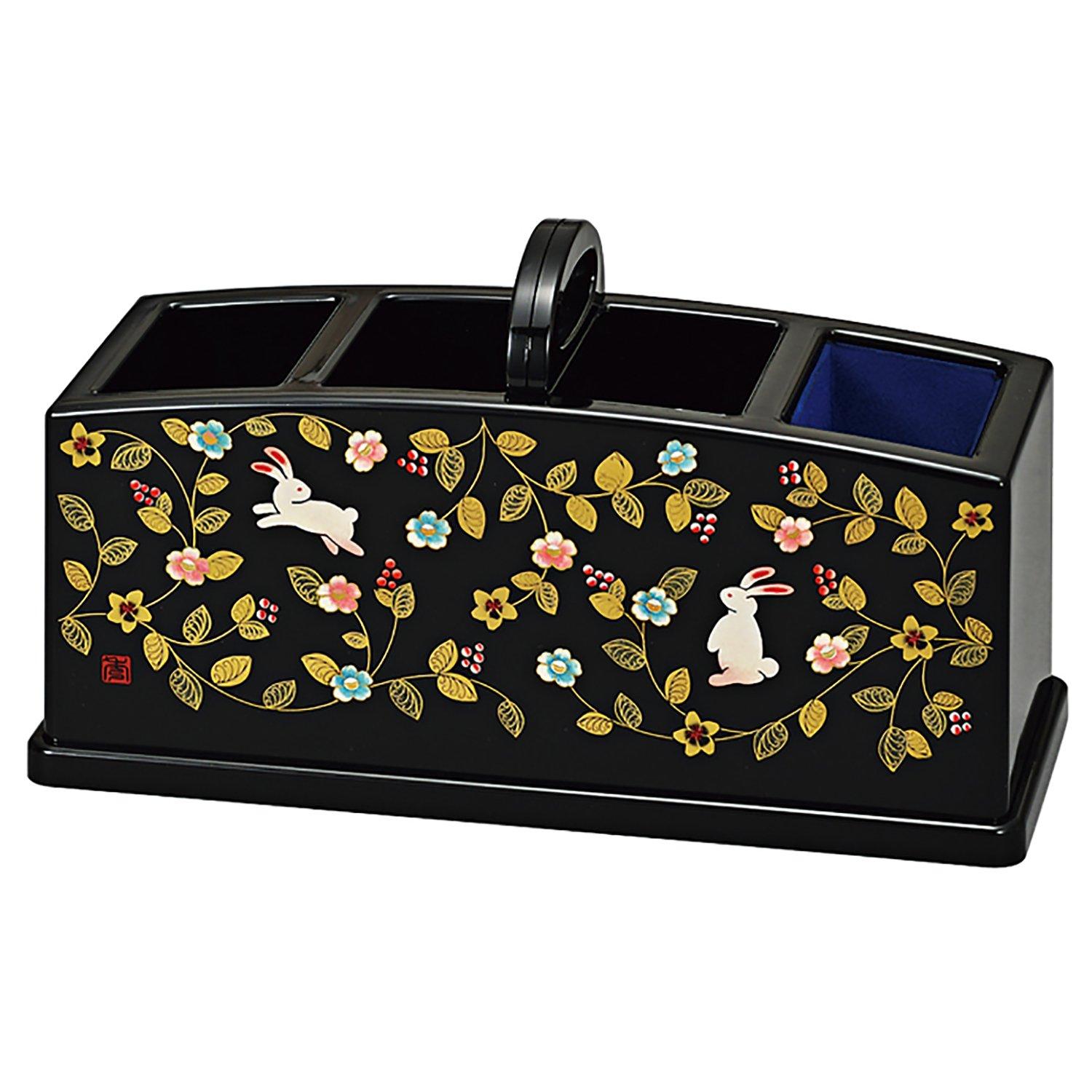 

Yamanaka Lacquerware no Handheld Remote Control Rack Hana Komichi M15396-5 чёрный