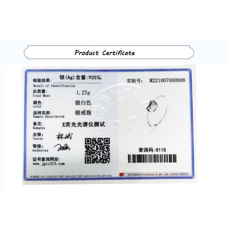 Creative Round Hand Pull Hook Pattern Couple Ring For Women Genuine Original Sterling Silver S925 Valentine's Day Gift Jewelry