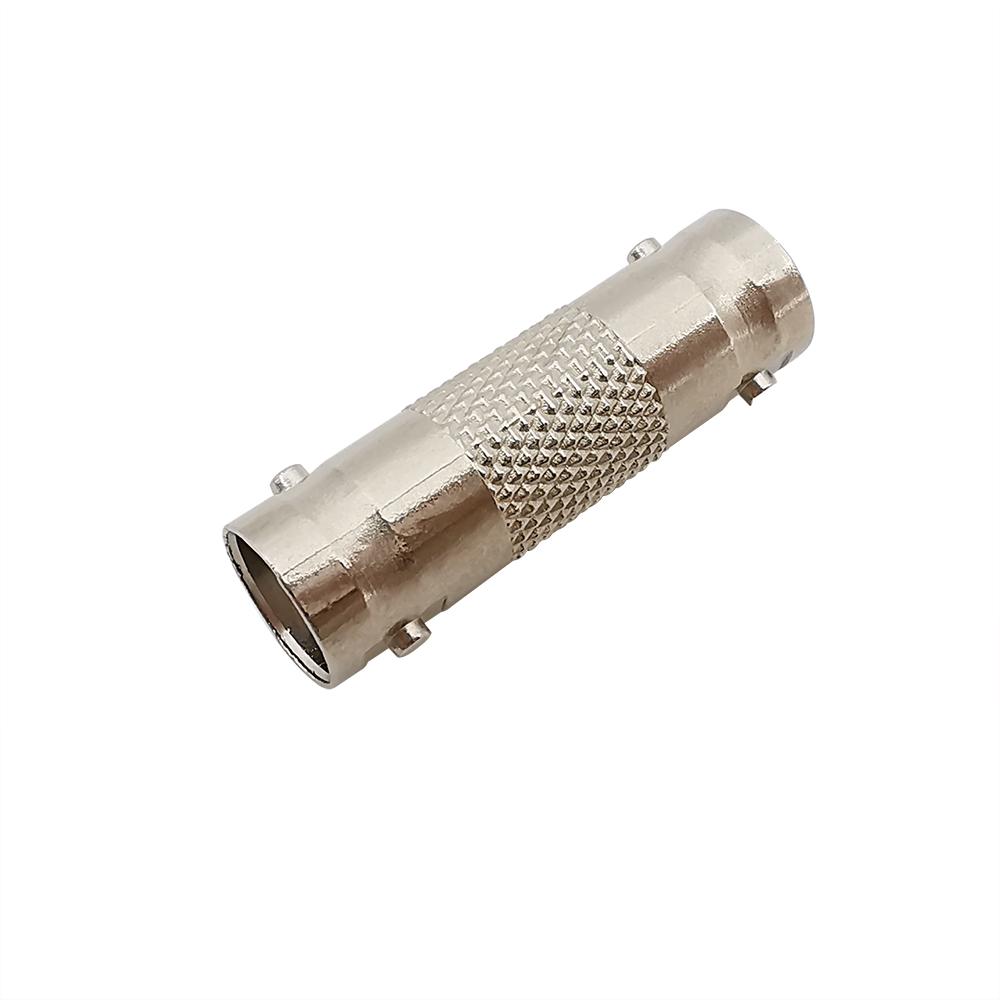 100pcsBNC Female Connector Solderless BNC Female to BNC Jack Extension Cable Coupler for CCTV Camera Security Surveillance System