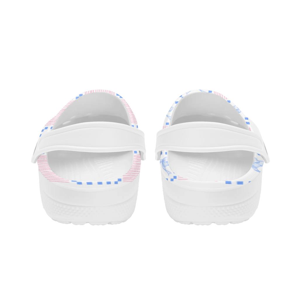 For Women Men Fashion Printed EVA Casual Clogs Breathable Lightweight Slip On Soft Sole Shoes Summer Sandals Leisure Wear