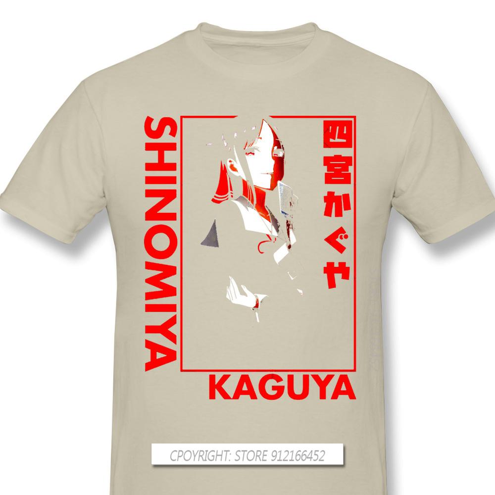 Kaguya Sama Love Is War Miyuki Kaguya Shinomiya Fujiwara Anime Tshirts For Unisex Cool Funny Oneck Cotton T Shirt