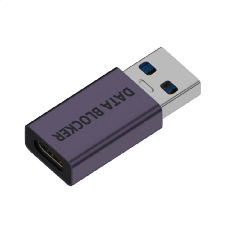Blocco Dati Sicurezza USB in Alluminio Carica Senza Rischi Plug and Play Adatto per Hotel Aeroporti Dispositivi Viaggio Ufficio