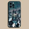 Custodia per Telefono My Hero Academia D-Deku Per iPhone 17,16,15,14,13,12,Pro,Max,Plus,E,SE4,Air,Mini Copertura Morbida Nera