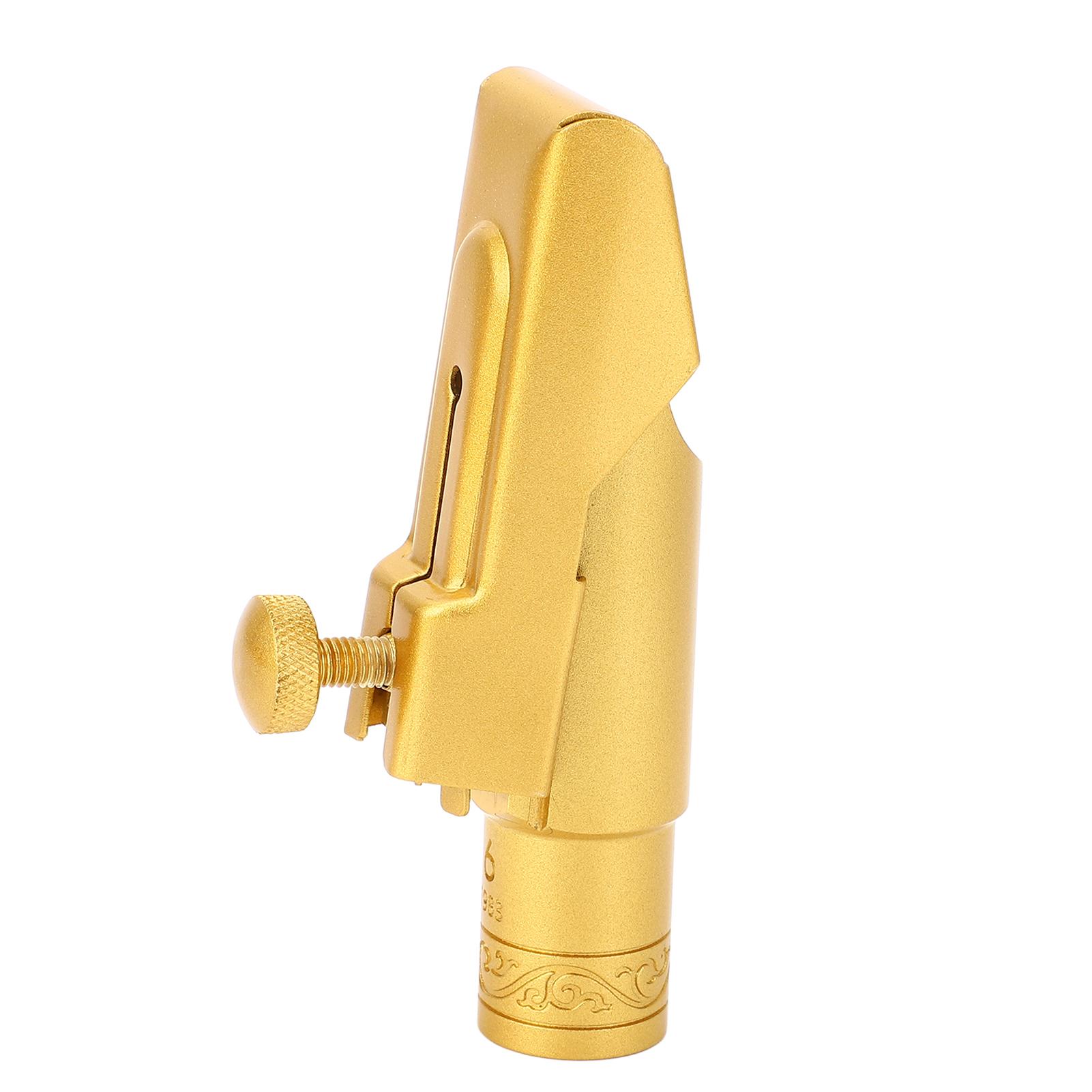 

Мундштук для альт-саксофона Eb, сдвижная крышка, латунный матовый 6C, замена мундштука для саксофона для