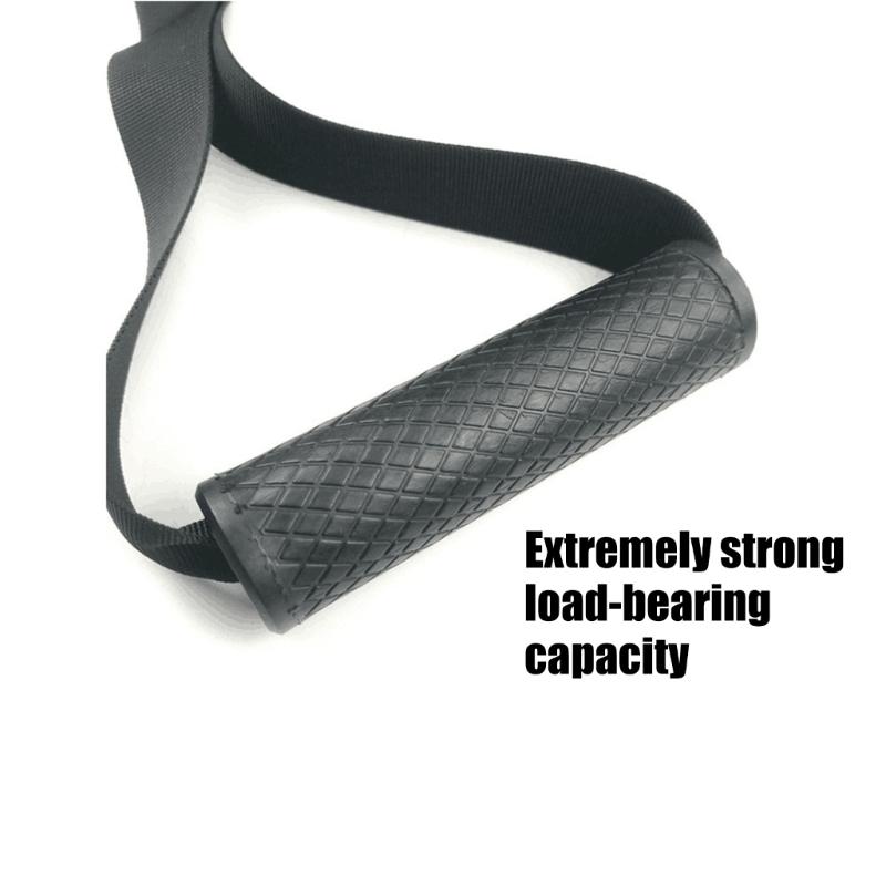 1 Pair Pull Up Resistance Bands Handles Nonslip Grip Handle Attachments for Pull Up Bar, Barbells and Resistance Bands
