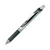 Pentel Kugelschreiber, Geltinte, Energel, einziehbar, 0,3 mm, silberner Schaft, BLN73-A, Schwarz