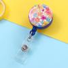 1 Piece Name Card ID Card Decorative Employee Name Retractable Badge Reel Nursing Badge Holder