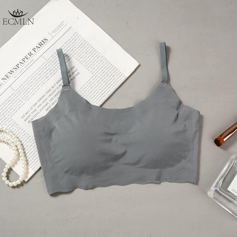 

Бесшовный бюстгальтер Ice Silk для женщин, беспроводной поддерживающий бюстгальтер, дышащий, регулируемый бюстгальтер с бретельками XL