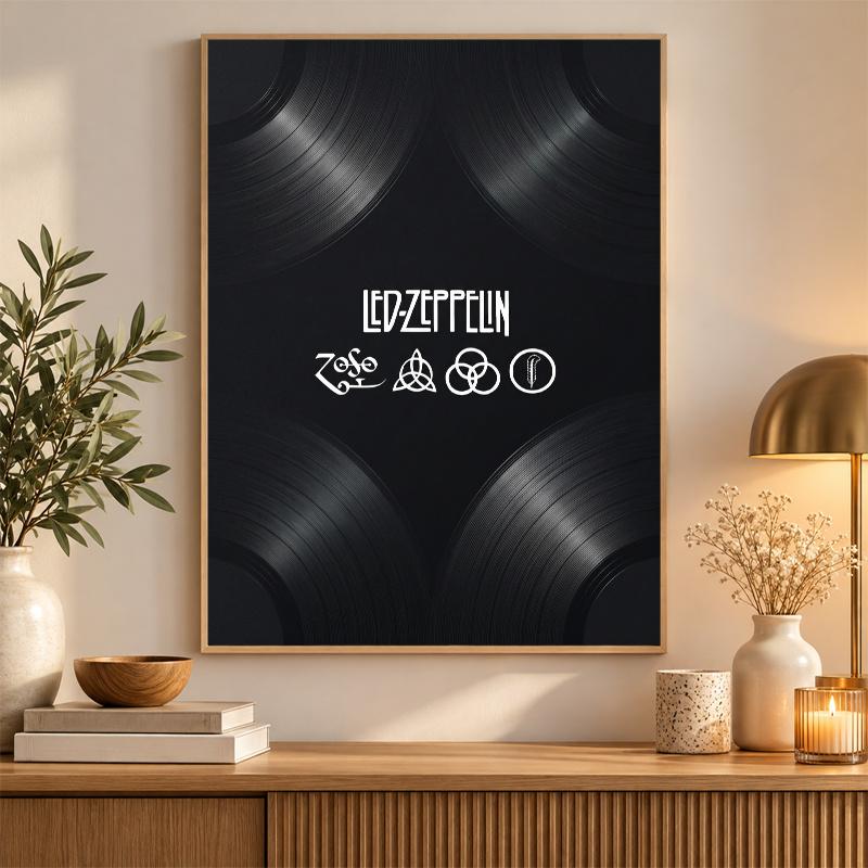 Led Zeppelin Diamond Painting Kit 5D Full Drill DIY Diamond Mosaic Wall Art Home Decor