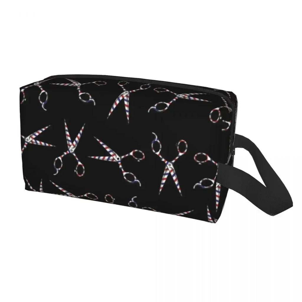 Hairstylist Toiletry Bag for Scissors Comb Makeup Cosmetic Organizer Ladies Beauty Storage Dopp Kit Box