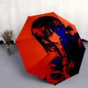 1pc Outdoor Umbrella with Anime Character Design - Automatic Opening/Closing, Portable 3-Fold Design, 8-Bone Iron Frame, Perfect Gift for Fans, Travel