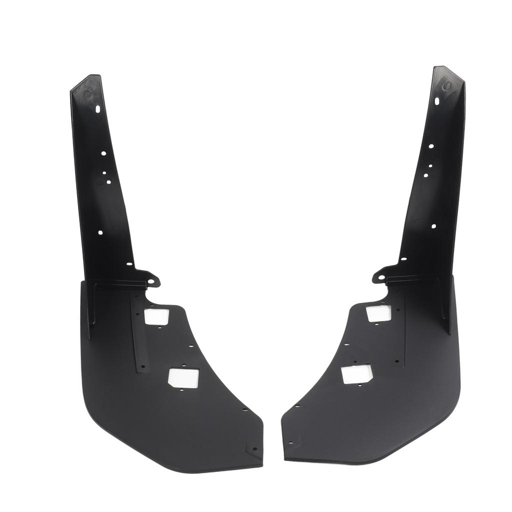Pair of Front Bumper Corner Spoiler Black Prevent Collision Front Side Corner Winglet for Mustang GT500 2014 To 2021