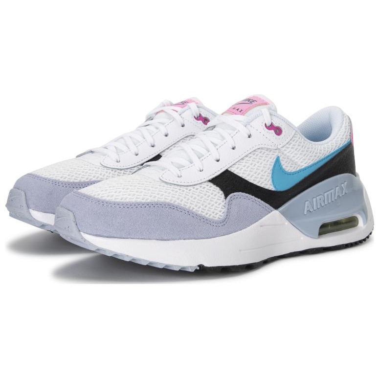 Nike Air Max SYSTM GS Bright Colors! Kids Sneakers White Black Blue-Whisper DQ0284-106