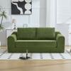 2-in-1 Boneless Sofa, Convertible Sofa Bed with Armrests, Foldable Floor Sofa for Sleeping, Compressed Sofa In a Box – Green, Dimensions: 179×95×79 Cm