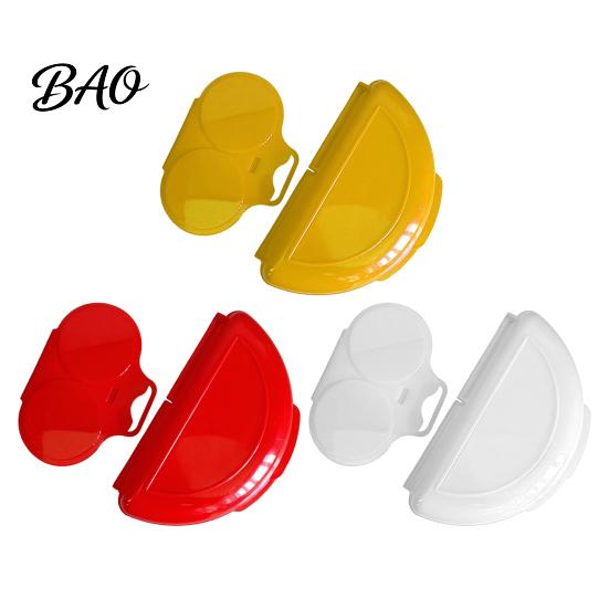 Portable Breakfast Cooking Set 2Pcs/Set Egg Poacher Omelet Pan, Plastic Non-Stick Poaching Mold Cooker, Microwave Maker for Easy Quick Cup with Handle
