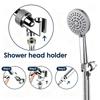 1 PC Adjustable Shower Head Bracket Rotating Connection Shower Arm High-Quality High Load-Bearing ABS Shower Rack Base