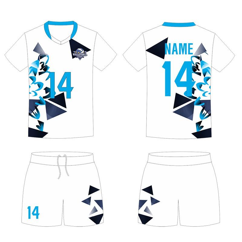 Volleyball Uniform Set Breathable Sports Training Jersey Men Women Striped Team Wear