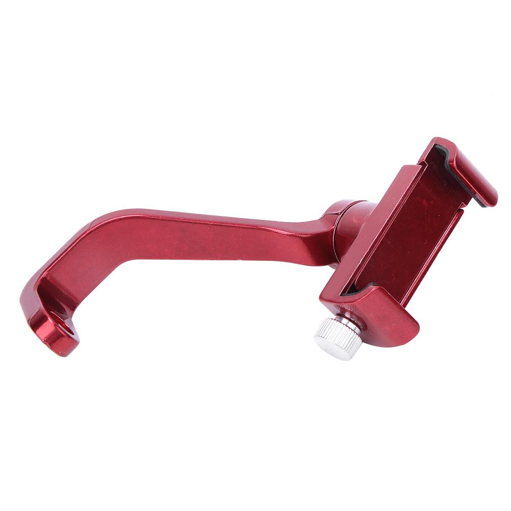

Universal Aluminum Alloy Bike Motorcycle Mobile Phone Holder Rearview Mirror Mount Bracketred