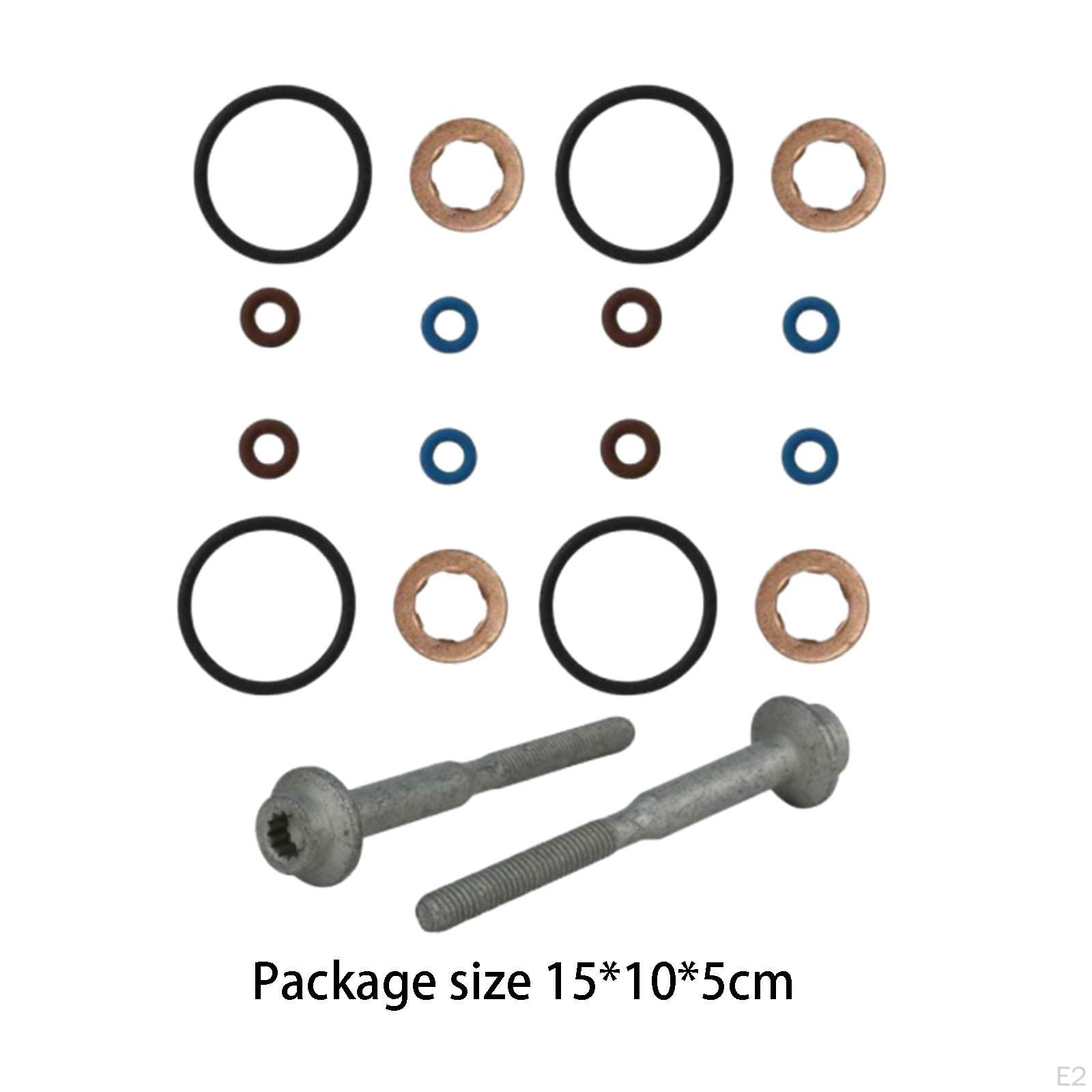 Комплект шайб для болтов форсунки Уплотнение топливного бака A2C9626040080 Премиум — фото 3