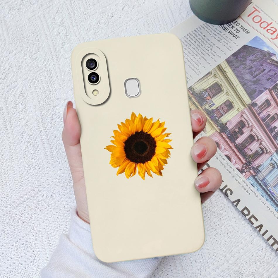 Case For Samsung Galaxy A30 A30S Artistic Style Soft Smooth Liquid Silicone Camera Protective Back Cover For Samsung A30S Funda