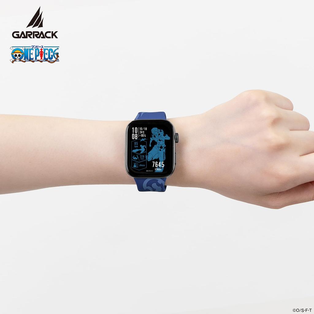 GARRACK ONE PIECE Sanji Smart Watch HUC-OP-FT3-S AMOLED Quartz 5ATM Water Resistant Men's Authentic