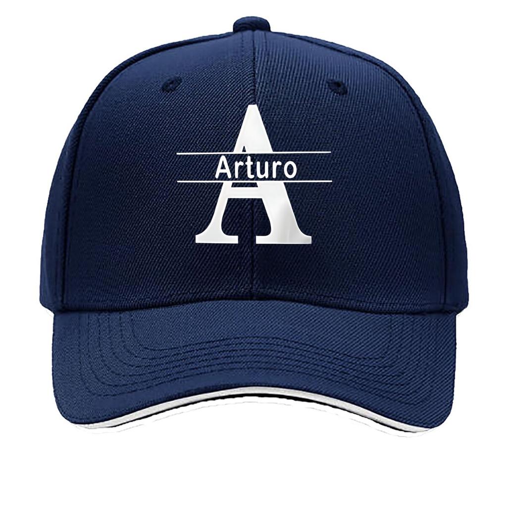 Customized Name Arturo Cap Personalized Streetwear Hat with Logo Classic Black White Design Sandwich Baseball Cap