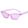 Metal Hinged Sunglasses, Women'S Cat'S Eye Small Frame Sunglasses, Personalized Colorful Marine Piece Decorative Glasses Tide