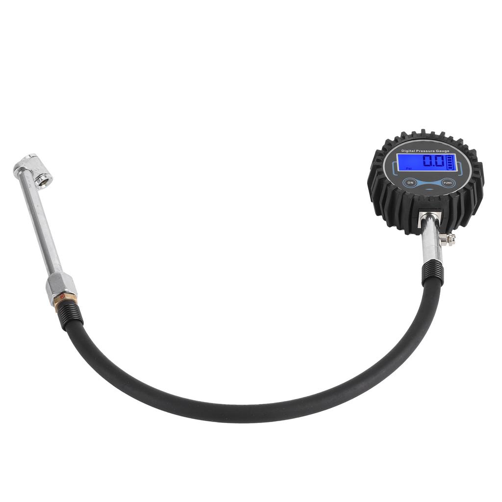 3‑200PSI Tire Inflator Digital Pressure Gauge LCD Display Universal for Car Motorcycle Trucks
