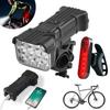 Bike Front and Rear Lights Bike Rear Light 360 Degree Rotating Cycling Flashlight IP65 Waterproof with Honk Bicycle Accessories