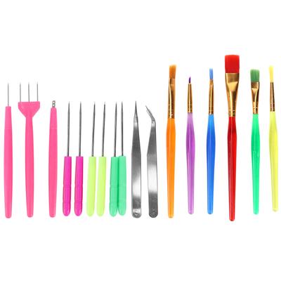 17Pcs/Set Cookies Brush Set Fondant Stirring Pin Cake Decoration Tool for Home Bakery
