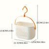Hanging Storage Basket - Multi-Purpose Open Plastic Organizer for Bathroom, Kitchen & Home Use, Bathroom Shelves